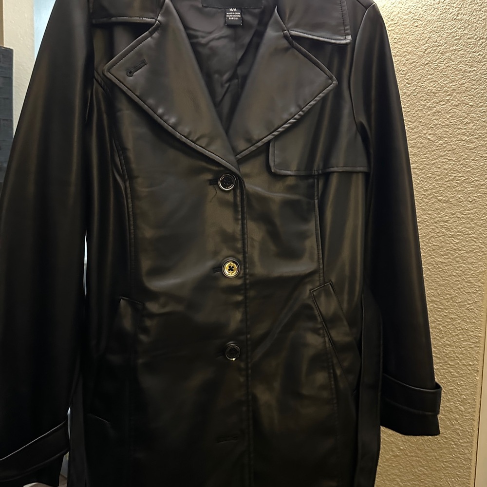 Vince Camuto Black Trench Coat